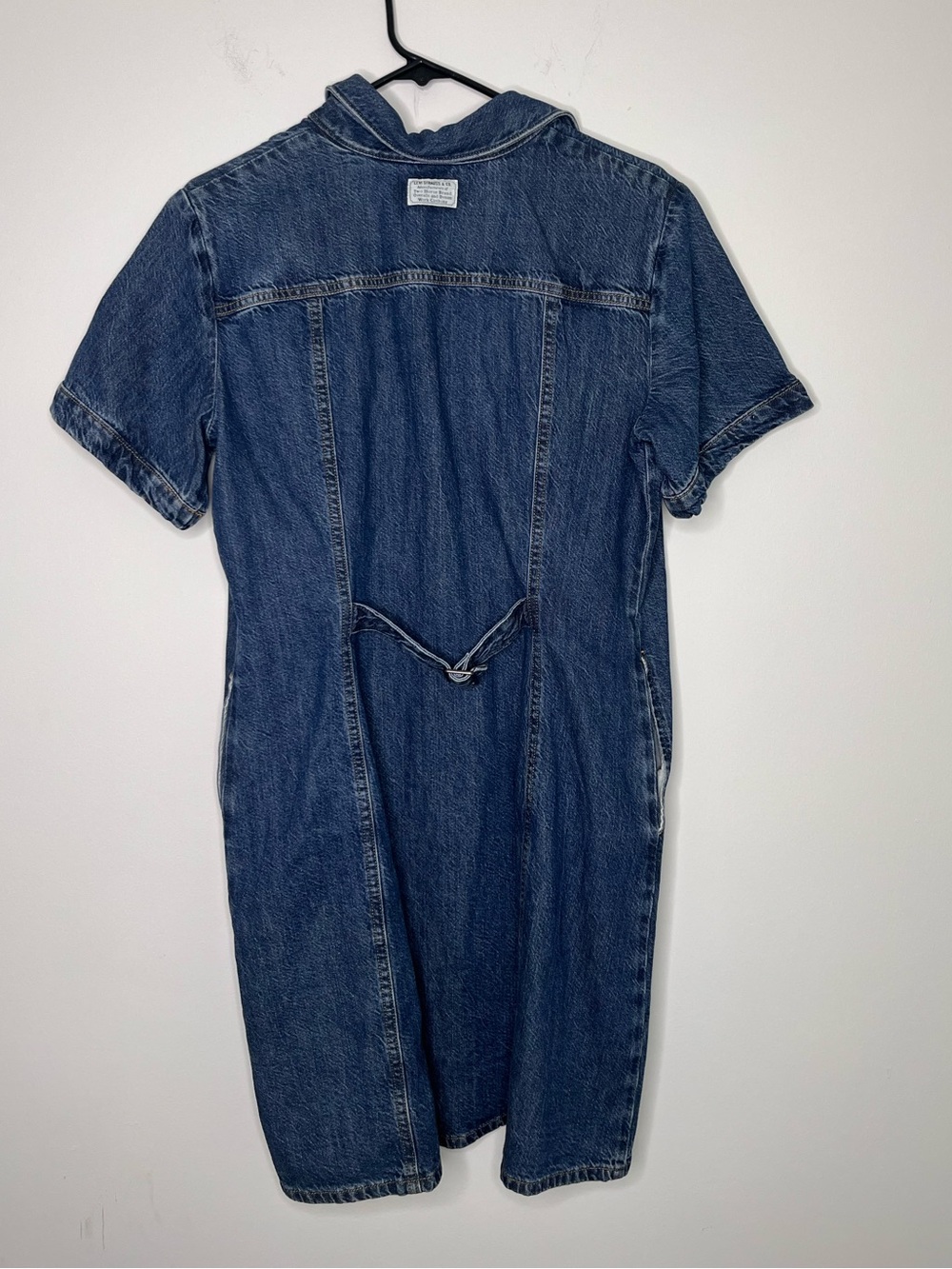 Levi's Women's Rinoa Denim Dress Size L Cotton 100% - Picture 5 of 16